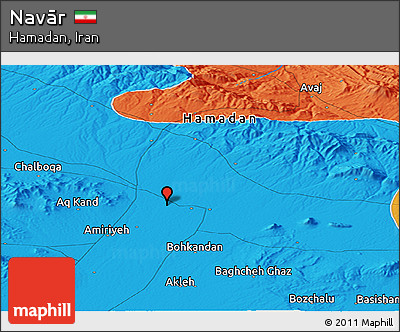 Political Panoramic Map of Navār
