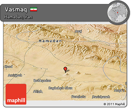 Satellite Panoramic Map of Vasmaq