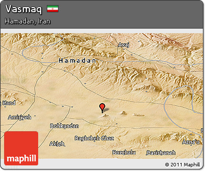 Satellite Panoramic Map of Vasmaq