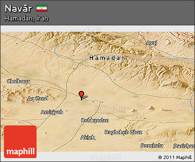 Satellite Panoramic Map of Navār