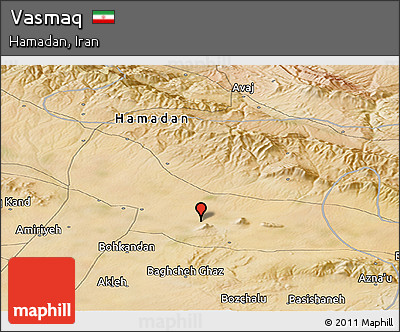 Satellite Panoramic Map of Vasmaq