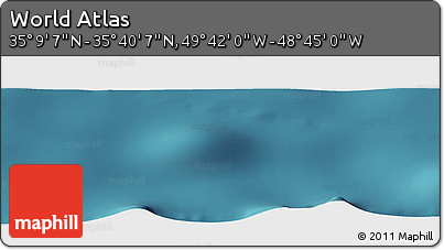 Satellite Panoramic Map of the Area around 35° 24' 37" N, 49° 13' 30" W