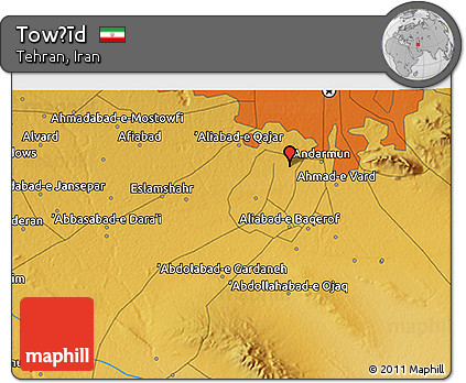 Physical 3D Map of Towḩīd