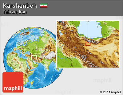 Physical Location Map of Karshanbeh