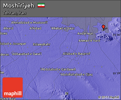 Political Map of Moshīrīyeh