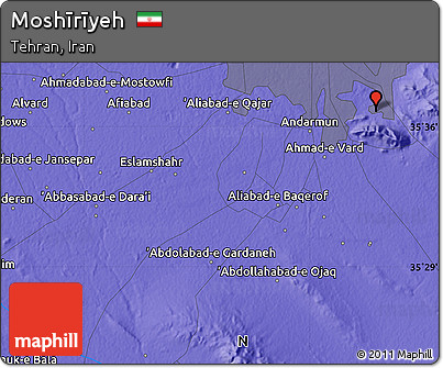 Political Map of Moshīrīyeh
