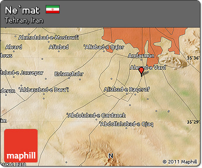 Satellite Map of Ne`mat
