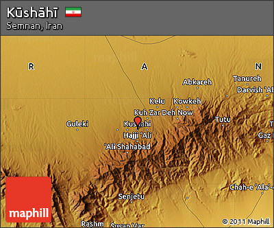 Physical Map of Kūshāhī