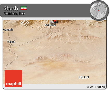 Satellite Panoramic Map of Shesh