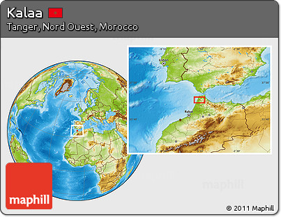 Physical Location Map of Kalaa