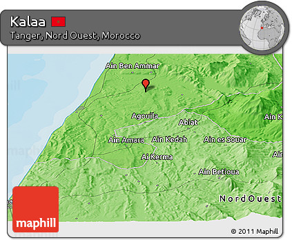 Political Panoramic Map of Kalaa