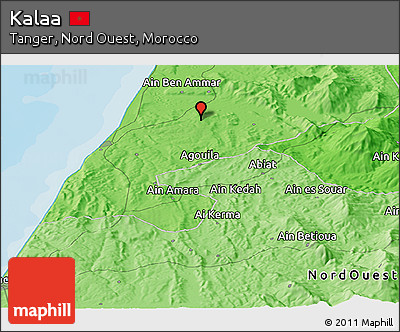 Political Panoramic Map of Kalaa