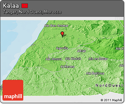 Political Panoramic Map of Kalaa