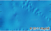 Shaded Relief Map of the area around 35° 24' 37" N, 61° 58' 30" W