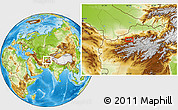 Physical Location Map of Bābā Yūsof