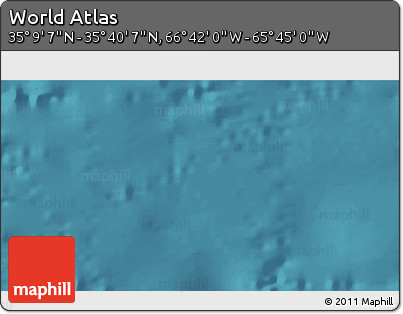 Satellite 3D Map of the Area around 35° 24' 37" N, 66° 13' 29" W