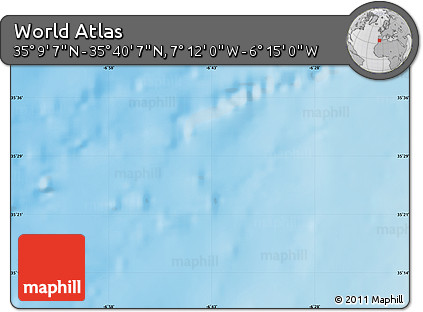 Shaded Relief Map of the Area around 35°&nbsp;24'&nbsp;37"&nbsp;N,&nbsp;6°&nbsp;43'&nbsp;29"&nbsp;W