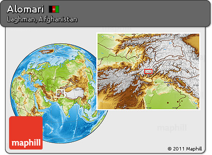 Physical Location Map of Alomari