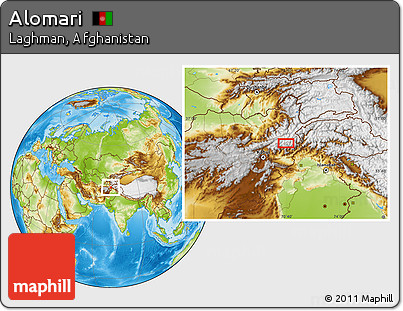 Physical Location Map of Alomari