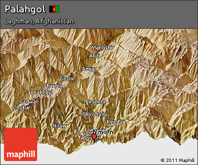 Satellite Panoramic Map of Palahgol