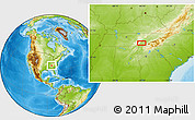 Physical Location Map of Flat Top
