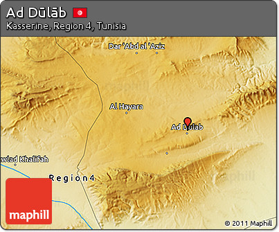 Physical 3D Map of Ad Dūlāb