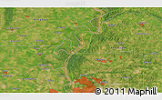 Satellite 3D Map of the area around 35° 24' 37" N, 90° 1' 30" W