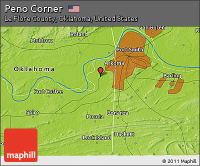 Physical 3D Map of Peno Corner