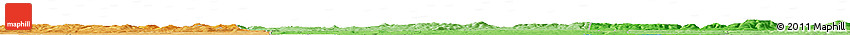 Political Horizon Map of the Area around 35° 24' 37" N, 94° 16' 30" W