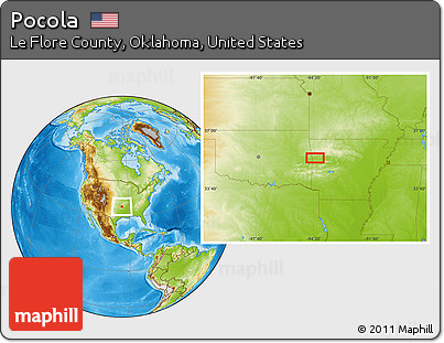 Physical Location Map of Pocola