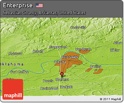 Physical Panoramic Map of Enterprise