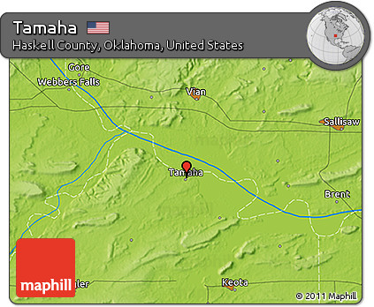 Physical 3D Map of Tamaha