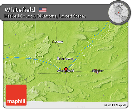 Physical 3D Map of Whitefield