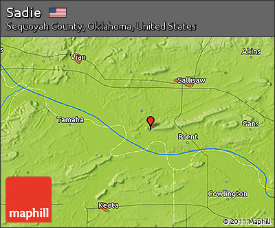 Physical 3D Map of Sadie