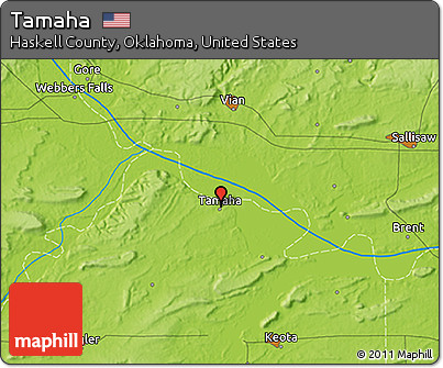 Physical 3D Map of Tamaha