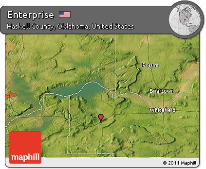 Satellite 3D Map of Enterprise