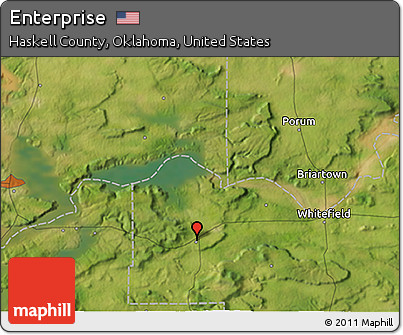Satellite 3D Map of Enterprise