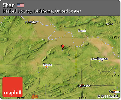 Satellite Map of Star