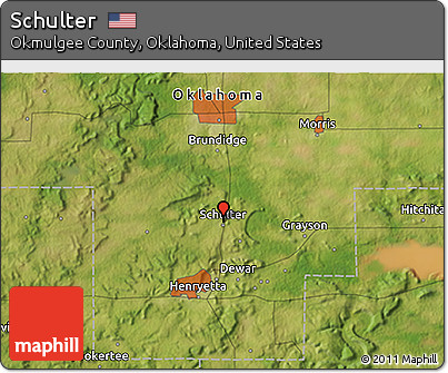 Satellite 3D Map of Schulter