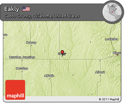 Physical 3D Map of Eakly