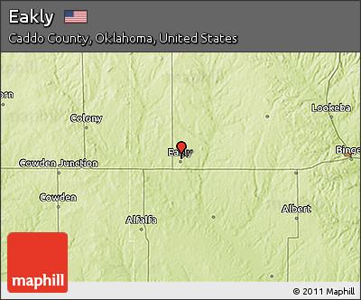 Physical 3D Map of Eakly