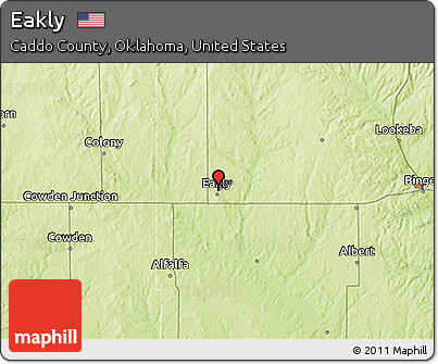 Physical 3D Map of Eakly
