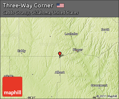 Physical Map of Three-Way Corner