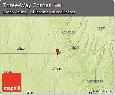 Physical Map of Three-Way Corner