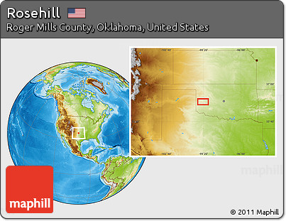 Physical Location Map of Rosehill
