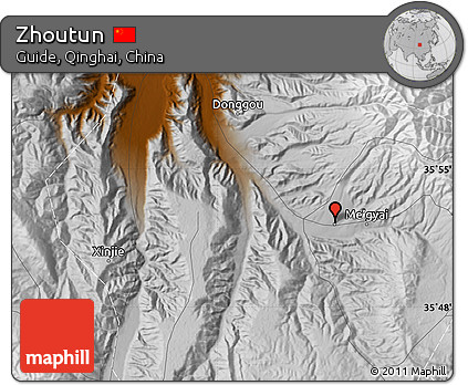 Physical Map of Zhoutun