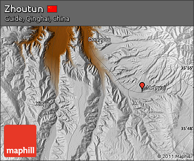 Physical Map of Zhoutun
