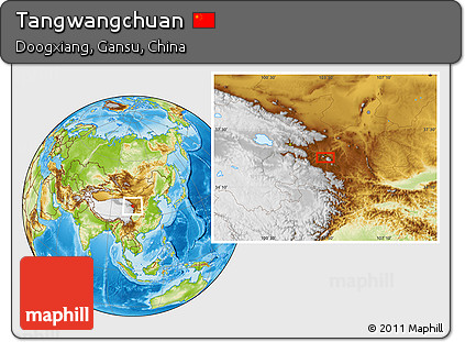 Physical Location Map of Tangwangchuan