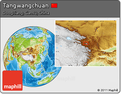 Physical Location Map of Tangwangchuan