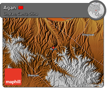 Physical Map of Agan